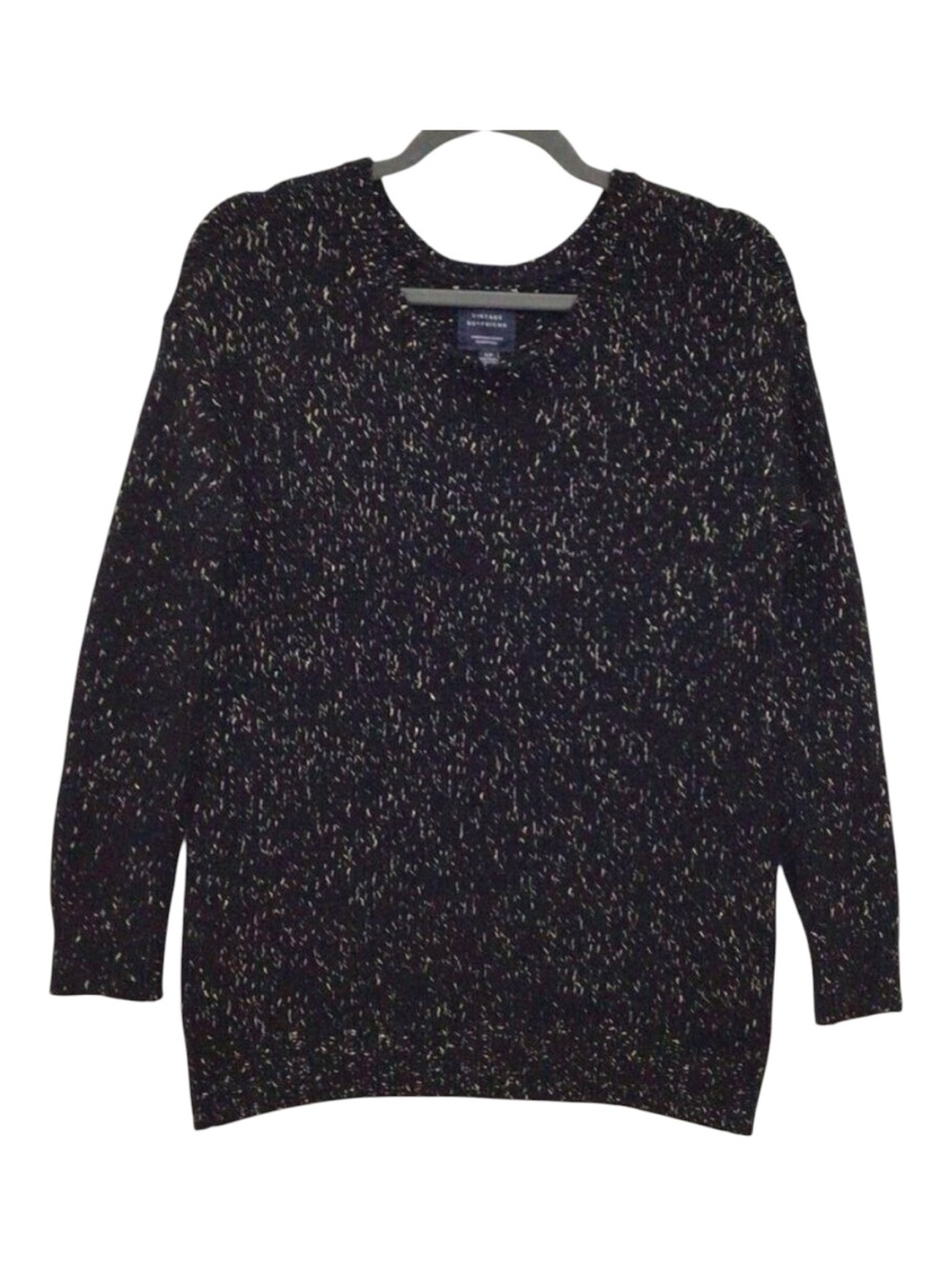 AEO vintage boyfriend black gold knit American eagle outfitters sweater in small
